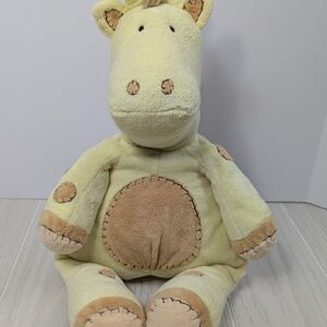 Adorable Cream and Tan Plush Giraffe Toy